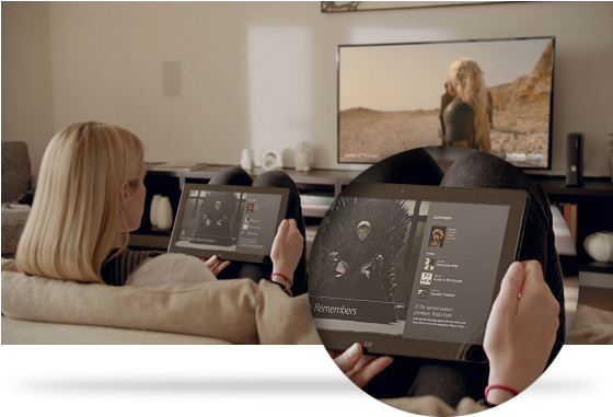 Über Xbox SmartGlass, das in Zukunft auch für Windows Phone 8, Android und iOS verfügbar sein wird, kann man sein mobiles Gerät mit der Xbox 360 verbinden.