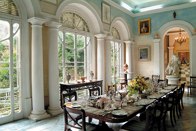 Das Speisezimmer der Casa Rocca Piccola.