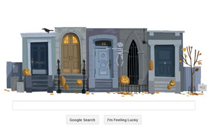 Interaktives Google-Doodle zu Halloween