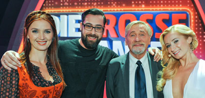 Sido im Bild mit Zabine, Peter Rapp und Karina Sarkissova.
