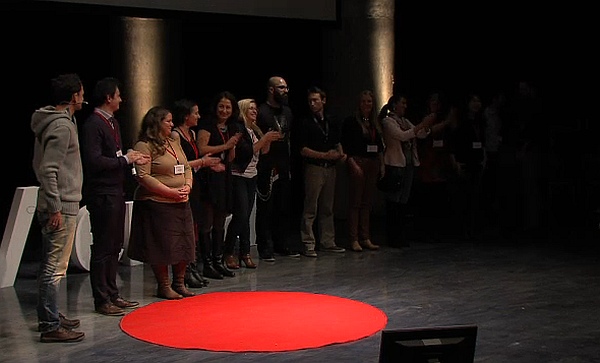 Das TEDx-Team erhielt seinen wohlverdienten Applaus.