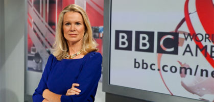 Präsentiert seit 1996 die "BBC World News America": Anchorwoman Katty
Kay geht dieses Mal in ihre vierten US-Wahlen. Präsentiert seit 1996 die "BBC World News America": Anchorwoman Katty
Kay geht dieses Mal in ihre vierten US-Wahlen.