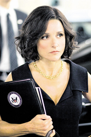 US-Vizepräsidentin aus "Veep": Julia-Louis Dreyfus. US-Vizepräsidentin aus "Veep": Julia-Louis Dreyfus.