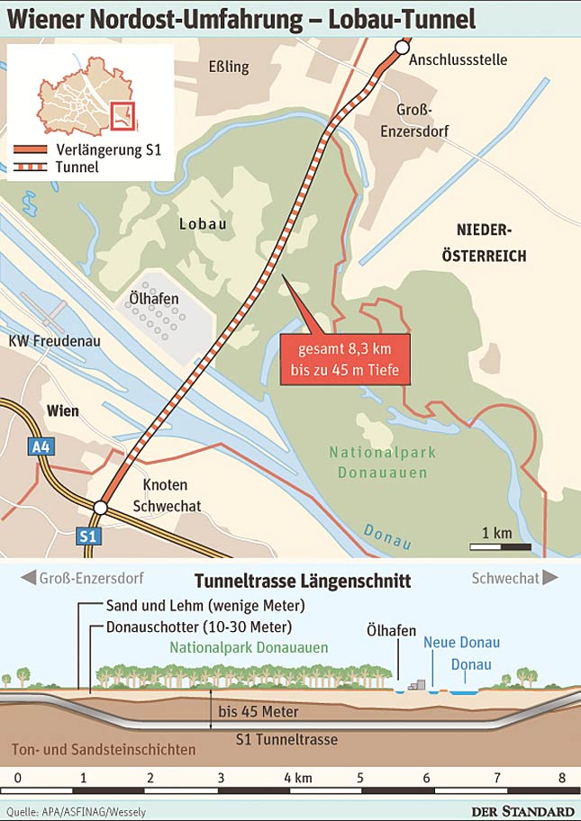 Die Umweltverträglichkeitsprüfung des Tunnelprojekts soll Klarheit schaffen.