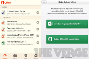 Laut "The Verge" sollen die Office-Apps für iOS-Apps im Februar erscheinen. Die Varianten für Android sollen im Mai folgen.
Laut "The Verge" sollen die Office-Apps für iOS-Apps im Februar erscheinen. Die Varianten für Android sollen im Mai folgen.