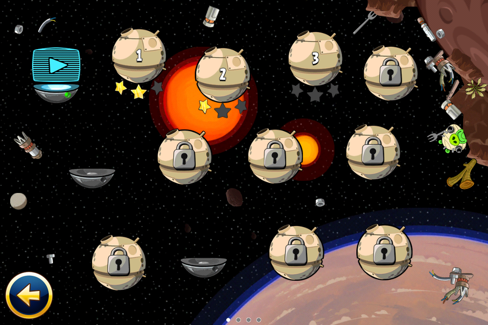 Der Schwierigkeitsgrad der Level steigt schneller als bei anderen "Angry Birds" Versionen