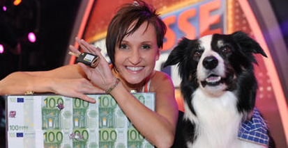 Alexandra Plank und ihr Hund "Esprit" überzeugten das Publikum. Alexandra Plank und ihr Hund "Esprit" überzeugten das Publikum.
