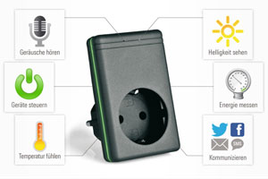QGate verwandelt ein Smartphone in eine Fernbedienung für den Haushalt. QGate verwandelt ein Smartphone in eine Fernbedienung für den Haushalt.