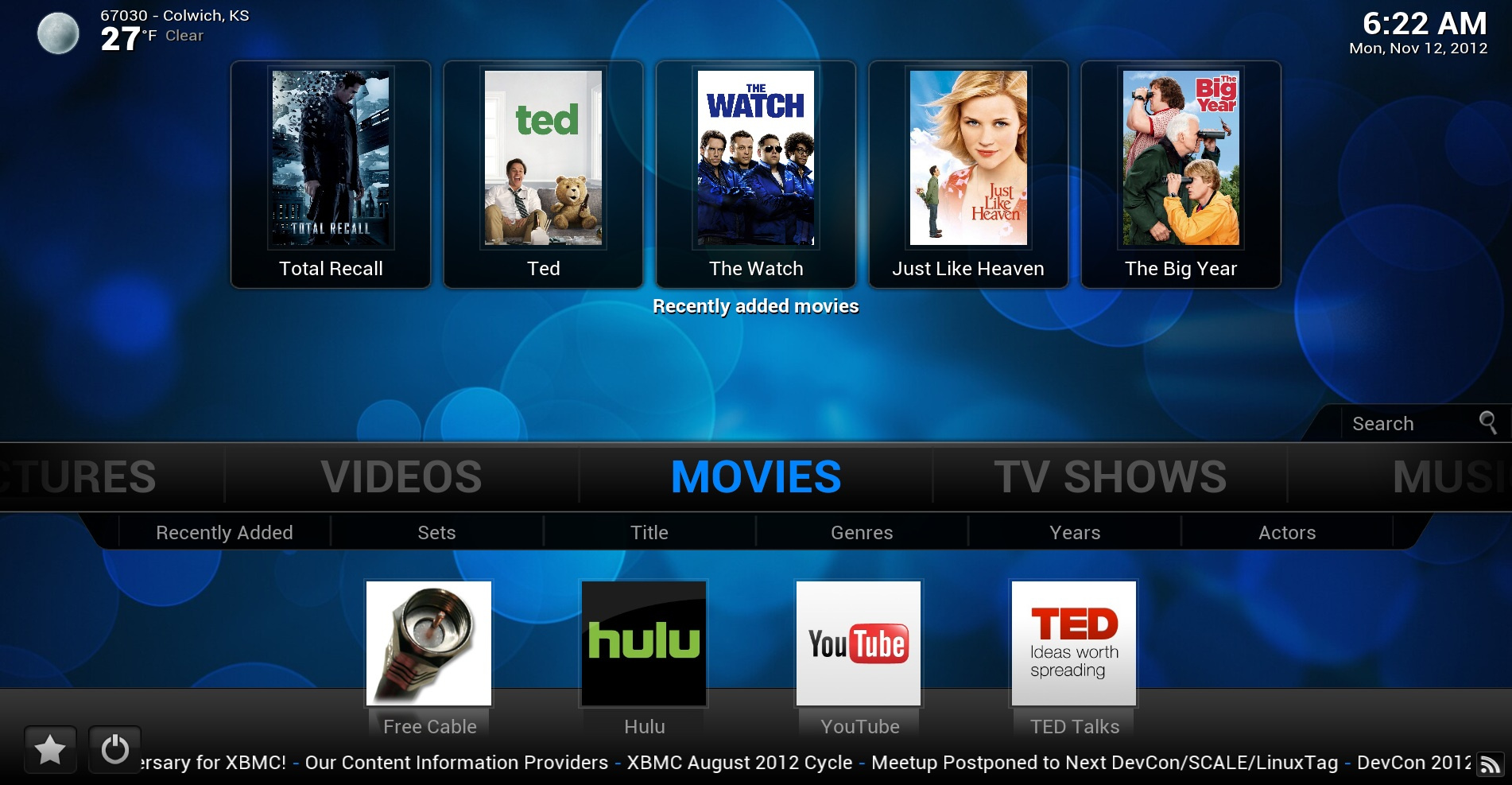 XBMC 12.