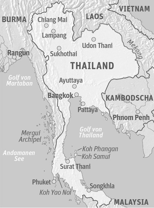 Anreise &amp; Unterkunft:
Günstige Flugverbindungen von Wien nach Bangkok (mit Zwischenstopp) bieten etwa Turkish Airlines und Emirates. Weiterflug nach Sukhothai mit Bangkok Airways.
Unterkunft: in Ayutthaya: iuDia on the River - geschmackvolles Designhotel am Flussufer; in Sukhothai: Sukhothai Heritage Resort - stilvolles Luxushotel zu erschwinglichen Preisen.
Weitere Infos: Thailändisches Fremdenverkehrsamt