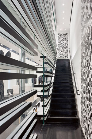 Das Chanel-Interieur in Los Angeles. Das Chanel-Interieur in Los Angeles.