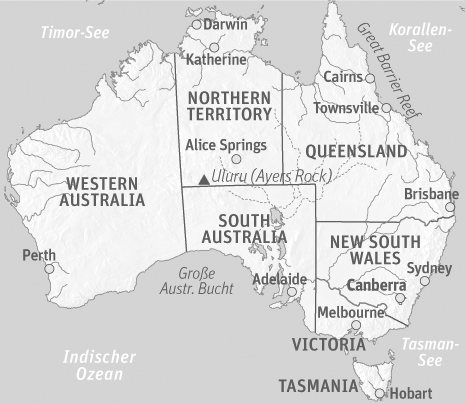 Anreise &amp; Unterkunft
Flug Wien-Sydney zum Beispiel mit Emirates (einmal umsteigen). Zum Ayers Rock Airport (oder Connellan Airport) fliegen Qantas und Virgin Australia von Sydney, Alice Springs und Cairns aus. Er ist nur 20 Minuten vom Uluru weg. Zum fünf Minuten entfernten Dorf Yulara fahren Gratis-Shuttlebusse. Dort gibt es eine Reihe von Unterkünften jeglicher Preisklasse und tägliche Touren zum Ayers Rock sowie durch den gesamten Nationalpark. Die nächstgelegene Stadt ist Alice Springs - 428 Kilometer entfernt. 