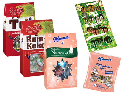 Ob klassische oder neue süße Kreationen - auch das Verpackungsdesign spielt beim Baumbehang eine Rolle. Ob klassische oder neue süße Kreationen - auch das Verpackungsdesign spielt beim Baumbehang eine Rolle.