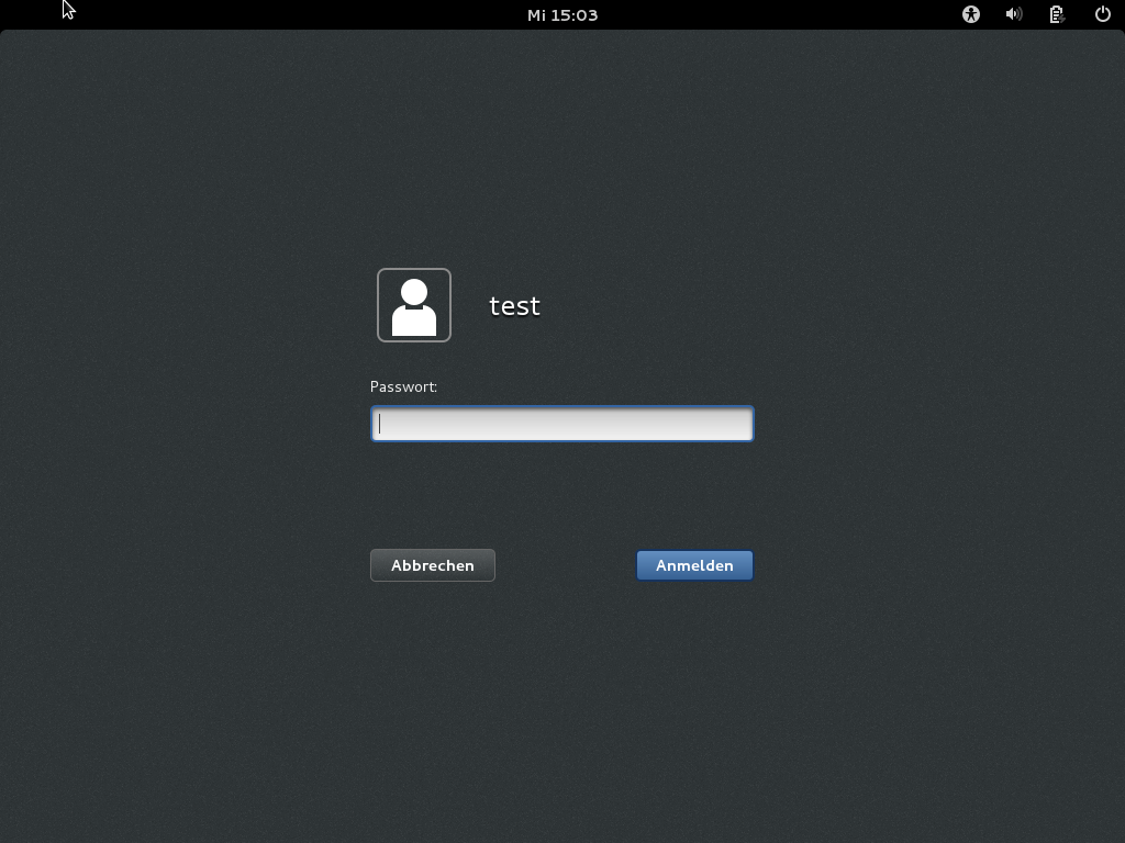 GNOME 3.6 zeigt seine Neuerungen gleich anhand des grafisch überarbeiteten Login-Screens...