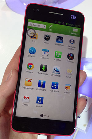 ZTE hat mit dem Grand S ein neues Android-High-End-Modell vorgestellt.