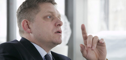 Die Österreicher mögen in die Slowakei blicken, schlägt Robert Fico vor. Die Österreicher mögen in die Slowakei blicken, schlägt Robert Fico vor.