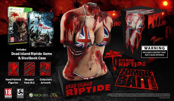 Für einen Sturm der Entrüstung hat Deep Silver mit der "Zombie Bait"-Sonderedition von "Dead Island Riptide" gesorgt.