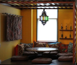 Die orientalische Ecke.