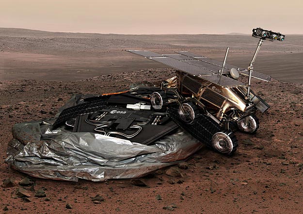 Bei ExoMars, der geplanten Rover-Mission der ESA, soll es erst ab 2016 zum Roten Planeten gehen. Direktor Jean-Jacques Dordain gibt sich optimistisch, dass das Raumsondenprojekt mit Unterstützung der&nbsp; russischen Raumfahrtbehörde Roskosmos etwas wird.