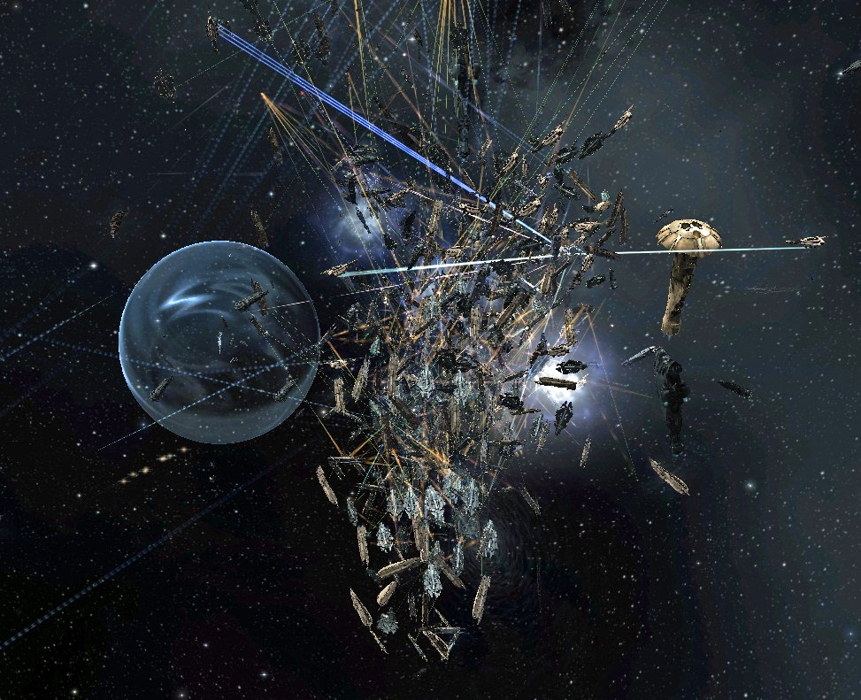 Massenschlacht in "Eve Online". Haben Sie mitgefochten?