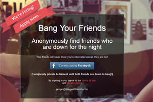 "Bang with friends" soll auf eine einfache Art und Weise Menschen "näher" zusammenbringen "Bang with friends" soll auf eine einfache Art und Weise Menschen "näher" zusammenbringen