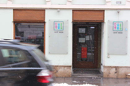 Das Café Rosa ist seit Monaten geschlossen. Das Café Rosa ist seit Monaten geschlossen.