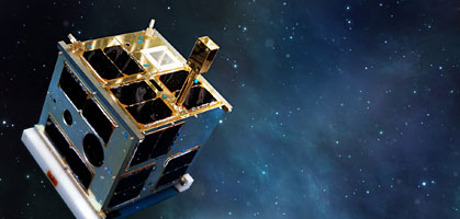 Kreist seit Montagnachmittag in 800 Kilometern Höhe um die Erde: der Nano-Satellit UniBrite der Uni Wien. Kreist seit Montagnachmittag in 800 Kilometern Höhe um die Erde: der Nano-Satellit UniBrite der Uni Wien.