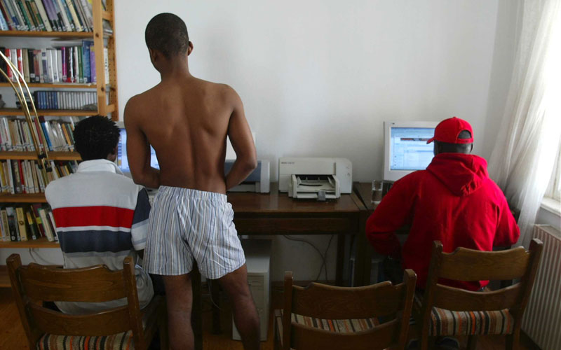 Diese Wohngemeinschaft für unbegleitete minderjährige Flüchtlinge in Wien - das Foto stammt aus 2003 - wurde inzwischen geschlossen. Neueröffnungen gibt es aus Geldgründen nur wenige.