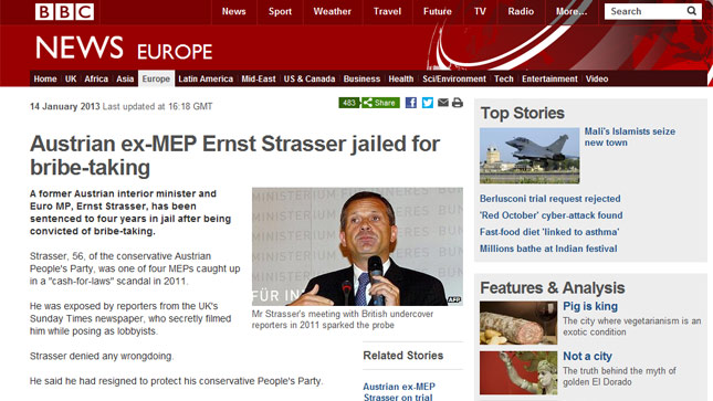 screenshot: derstandard.at