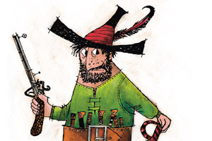 foto: illustration f.j. tripp/mathias weber aus "der räuber hotzenplotz" von otfried preußler, thienemann verlag 2012.