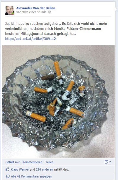 Die Geschichten jenen hat wer Rauchen aufgegeben