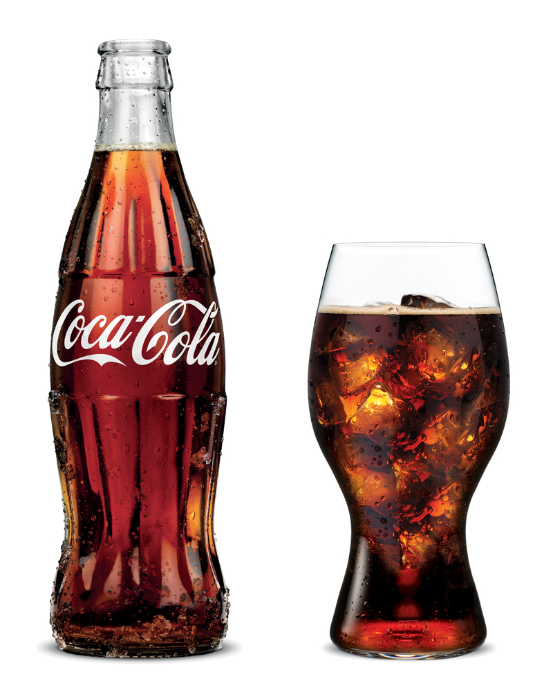 RiedelGlas für CocaCola Schaut der Flasche ähnlich