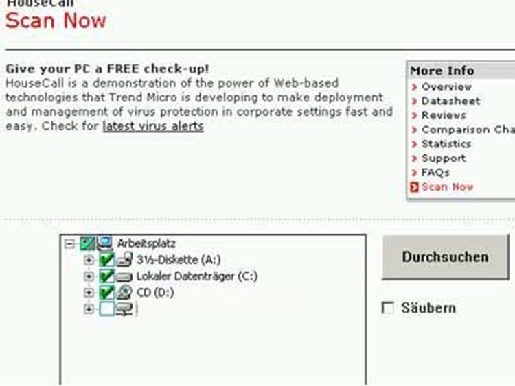 online virenscanner datei testen