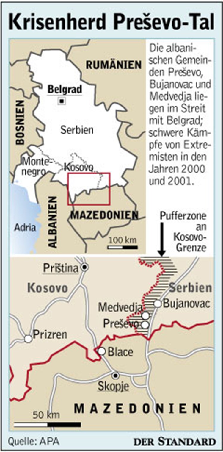 Todlicher Schuss Schurt Separatismus Der Albaner Kosovo Derstandard At International