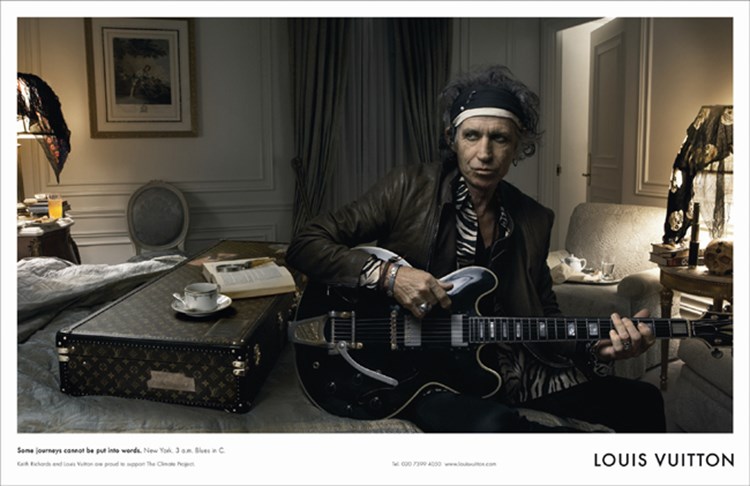 Keith Richards Ist Das Neue Gesicht Von Louis Vuitton Werbung Derstandard At Etat