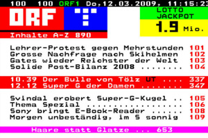 Orf Zeigt Teletext In Neuem Design Orf Programm Derstandard At Etat