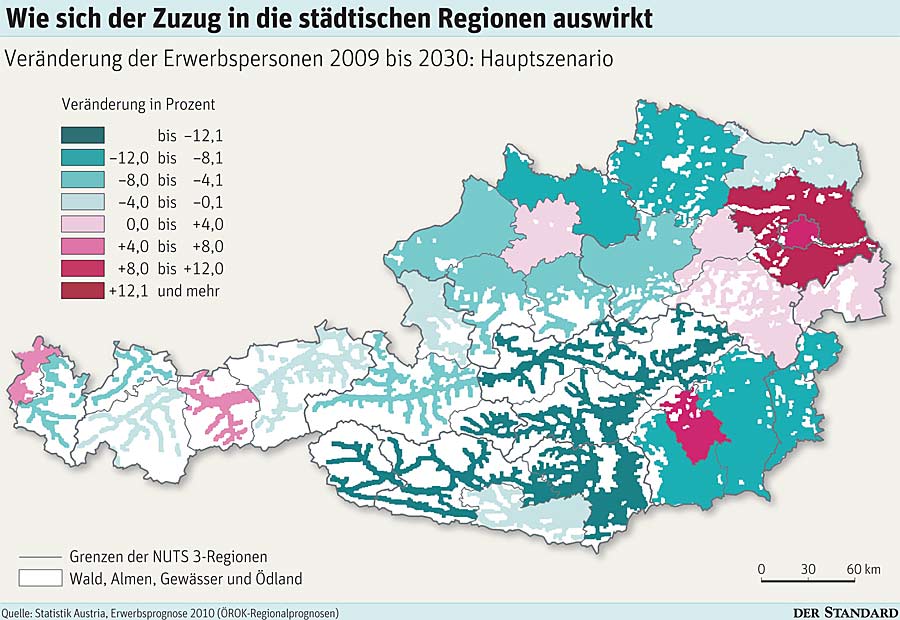 Der ländliche Raum wird stark ausgedünnt - Inland - derStandard.at › Inland