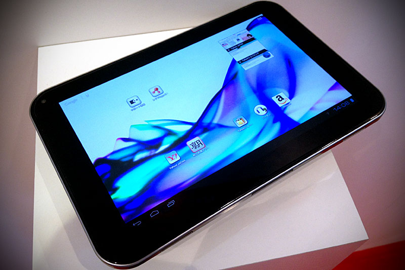Toshiba zeigt AndroidTablet mit OLEDDisplay Innovationen