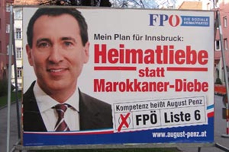 Wahlplakate Fpo Wegen Verhetzung Angezeigt Tirol Derstandard At Inland