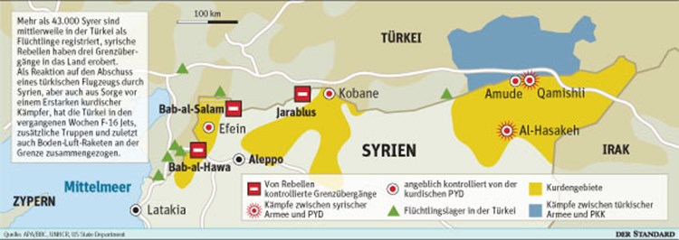 Vorstoss Der Kurden In Syrien Macht Ankara Sorgen Syrien Derstandard At International