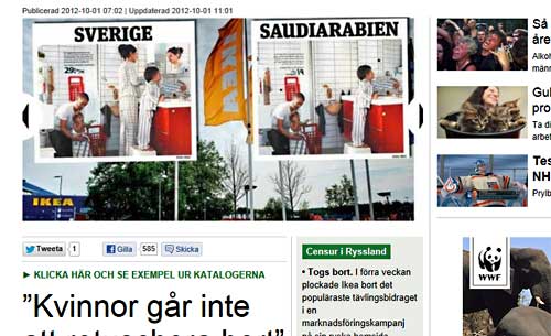 Frauen Aus Ikea Katalog Fur Saudi Arabien Wegretuschiert Saudi