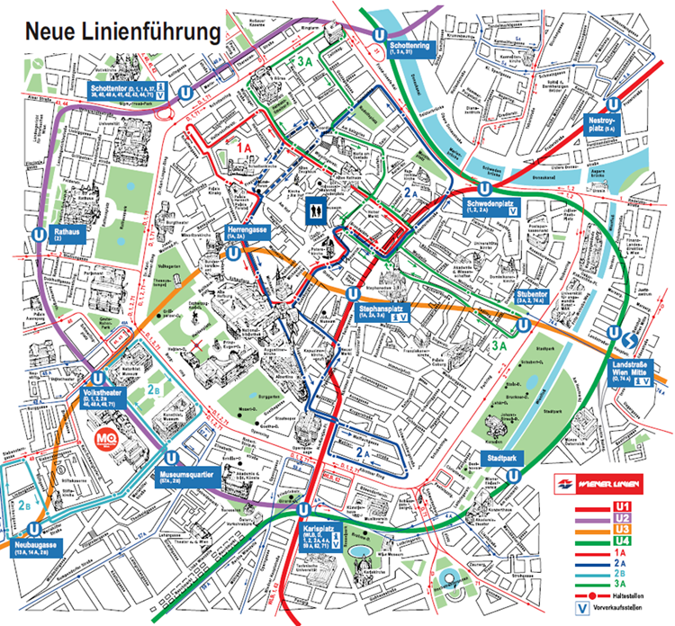 Neue Streckenführung für Wiener Innenstadtbusse ab Juli - Wien