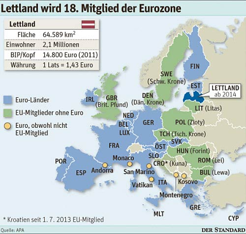 Währung Lettland bezahlt den Euro teuer Finanzmarktkrise derStandard.at › Wirtschaft