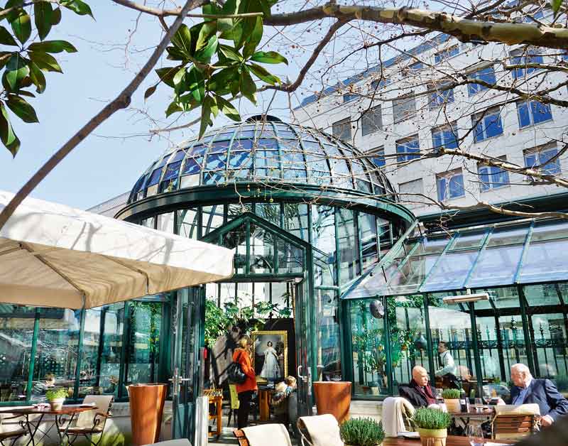 Palais Sammelsurium Clementine im Glashaus Lokale im 1. Bezirk