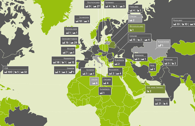 Wo auf der Welt Atomkraftwerke stehen Energiemarkt derStandard.at Wo auf der Welt Atomkraftwerke stehen Energiemarkt derStandard.at