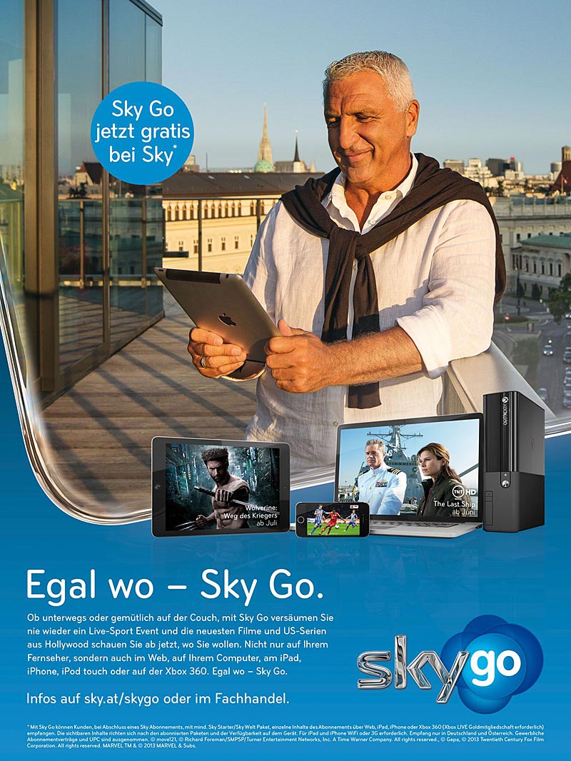 Sky Go Startet Kampagne Werbung Derstandard At Etat