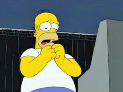 Simpsons Homer Isst Sich Selbst