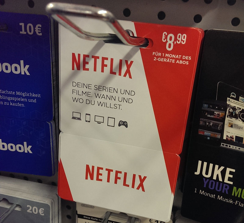 Netflix startet Guthabenkarten in Österreich Streaming und TV