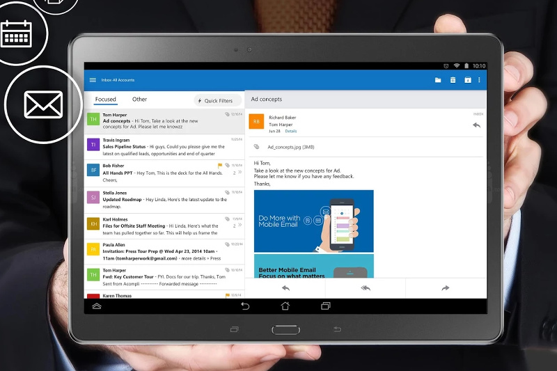 Neue Outlook-App: Microsoft liest auch bei Firmenmails mit - Microsoft ...