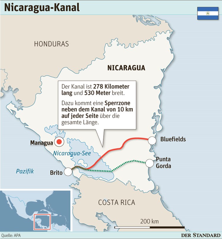 Mit Napoleons Idee Spaltet Ein Chinese Nicaragua Weltchronik Derstandard At Panorama